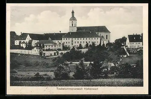 AK Hohenwart, Blick nach der Taubstummenanstalt