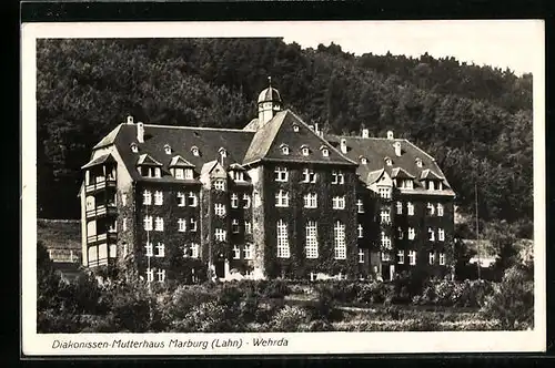 AK Marburg-Wehrda, Blick auf das Diakonissen Mutterhaus