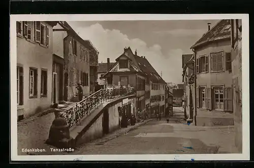 AK Edenkoben, Partie in der Tanzstrasse