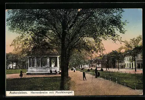 AK Aschersleben, Herrenbreite mit Musiktempel