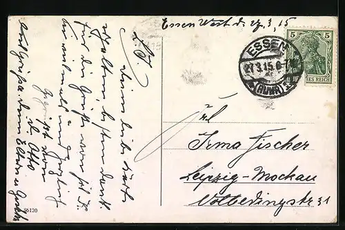 AK Essen, Partie am Bernewäldchen