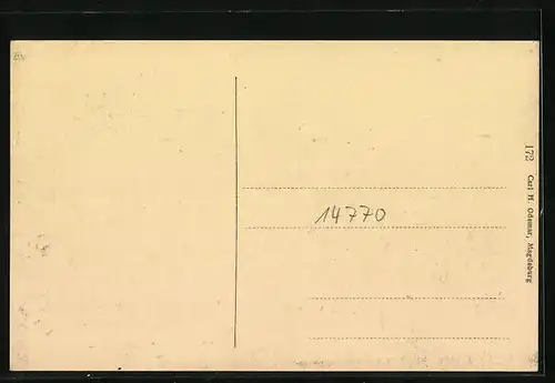 AK Brandenburg a. H., Partie am Kurfürstenhaus mit Geschäft J. Neumann, Roland am Rathaus