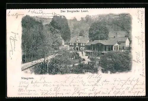 AK Müngsten, Blick nach dem Restaurant Schloss Küppelstein