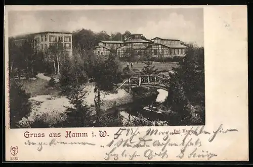 AK Hamm i. W., Blick auf die Kurhäuser