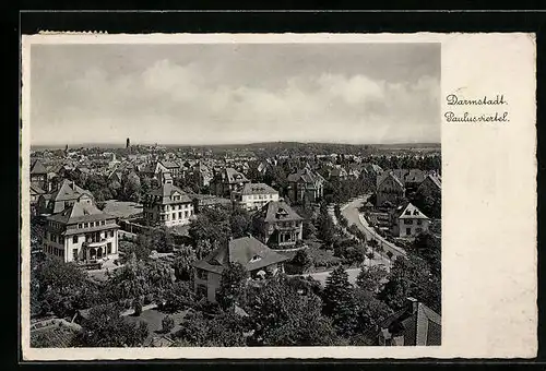 AK Darmstadt, Blick auf das Paulusviertel