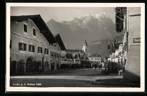 AK Kuchl, Strassenpartie g. d. Hohen Göll