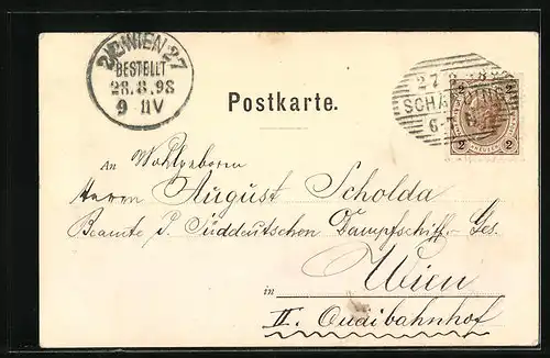 AK Prostender Student in vollem Wichs mit Tönnchen