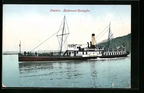 AK Österr. Bodensee-Dampfer Kaiser Franz Josef