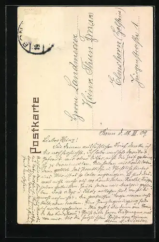 AK Bonn a. Rh., Blick auf das Prinzliche Palais