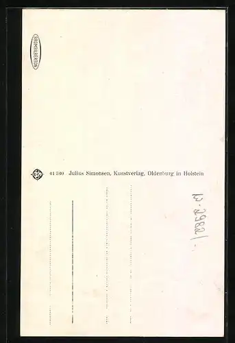 AK Norderney, Partie am Städtischen Denkmal