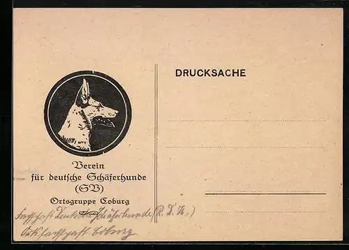 AK Coburg, Verein für deutsche Schäferhunde G. B.