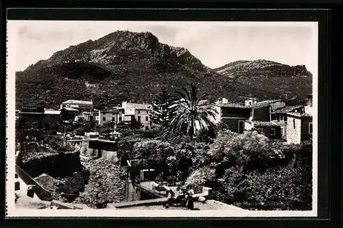 AK Sóller /Mallorca, Teilansicht der Ortschaft