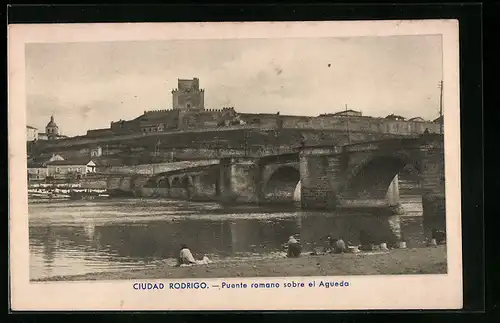 AK Ciudad Rodrigo, Puente romano sobre el Agueda