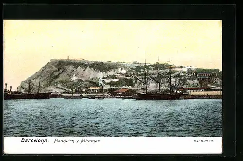 AK Barcelona, Montjuich y Miramar
