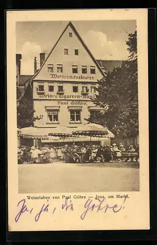 AK Jena, Weinstube von Paul Göhre