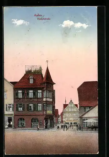 AK Aalen, Partie an der Hauptstrasse