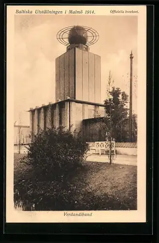 AK Malmö, Baltiska Utställningen 1914, Verdandibund