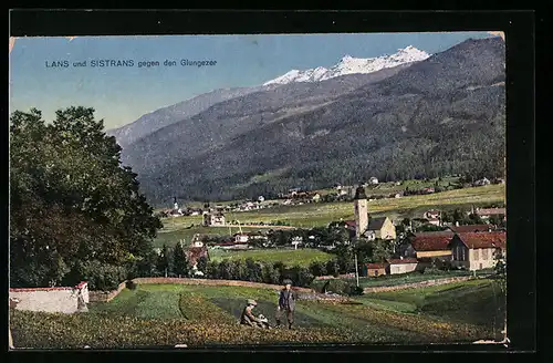 AK Lans, Ortspartie mit Sistrans gegen den Glungezer