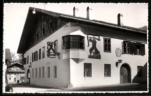 AK Lans bei Innsbruck, Gasthaus Zum wilden Mann