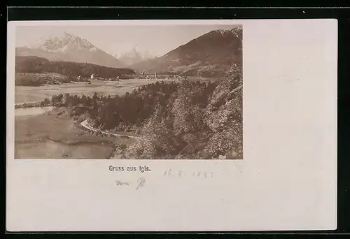AK Igls, Gesamtansicht der Ortschaft