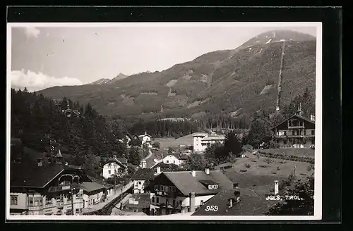 AK Igls /Tirol, Ortsansicht aus der Vogelschau