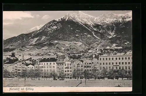 AK Mariahilf, Ortsansicht mit Hötting