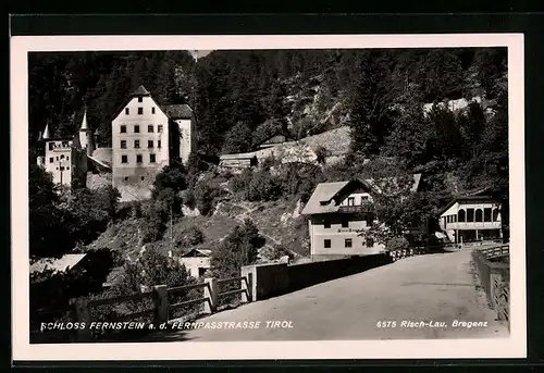 AK Fernstein, Schloss Fernstein a. d. Fernpasstrasse Tirol