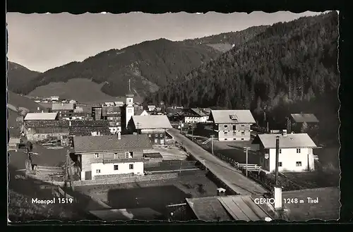 AK Gerlos, Ortsansicht mit Kirche