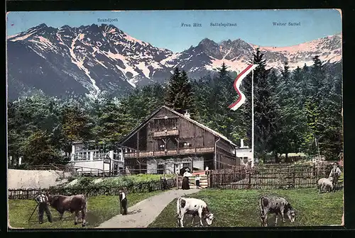 AK Innsbruck, Gasthof Frau Hitt, Gramartboden