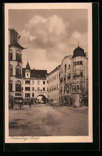 AK Rattenberg, Strassenpartie im Ort