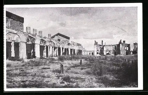 AK Brest-Litowsk, zerstörte Markthalle