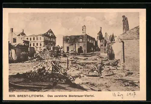 AK Brest-Litowsk, Das zerstörte Bierbrauer-Viertel