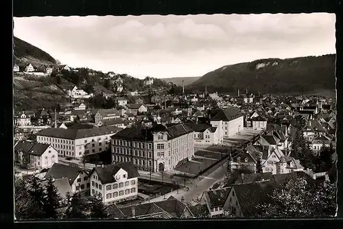 AK Ebingen, Festhalle, Alb. Oberschule, Schlossbergschule