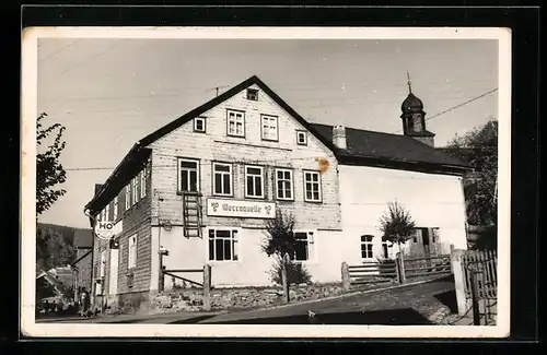 AK Fehrenbach /Thür., Blick auf Hof Werraquelle