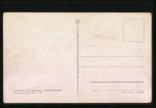 AK Grossbreitenbach /Thür. Wald, Gasthaus Wallbrücke mit Umgebung