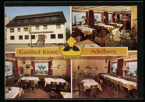 AK Adelberg, Gasthof und Metzgerei Krone, Vordere Hauptstrasse 7
