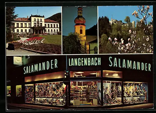 AK Schramberg /Schwarzwald, Schuhhaus Langenbach