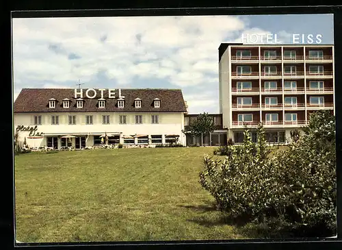 AK Leonberg, Blick auf Hotel Eiss