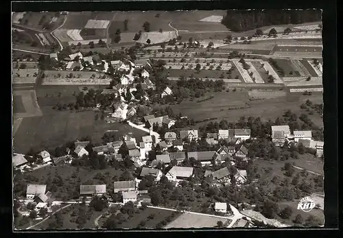 AK Martinsmoos im Schwarzwald, Ortsansicht vom Flugzeug aus