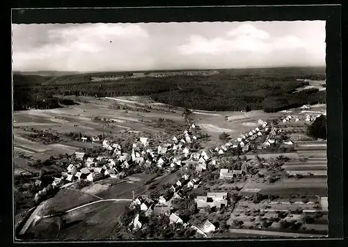 AK Neuweiler /Krs. Calw, Ortsansicht vom Flugzeug aus