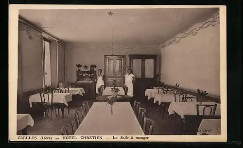 AK Clelles, Hotel Chretien, La Salle à manger