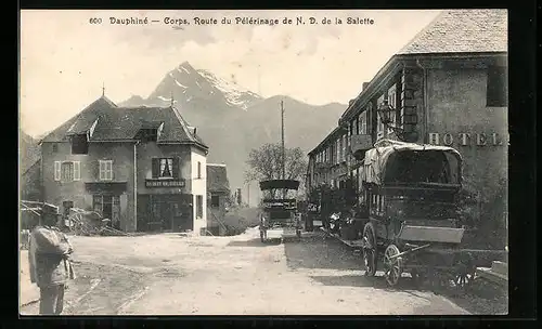 AK Corps, Route du Pélérinage de N. d. dela Salette