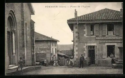 AK Pommier, Place de l`Eglise