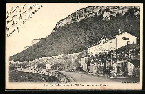 AK La Balme, Hôtel du Fermier des Grottes