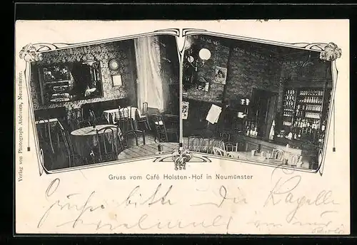 AK Neumünster, Cafe Holsten-Hof, Stube