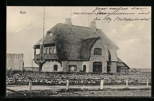 AK Kampen /Sylt, Blick auf Haus Uhlenkamp