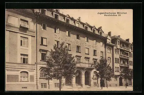 AK München, Jugendherberge, Wendlstrasse 20