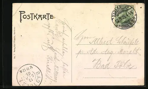 AK Karlsruhe, Partie in der Jahnstrasse