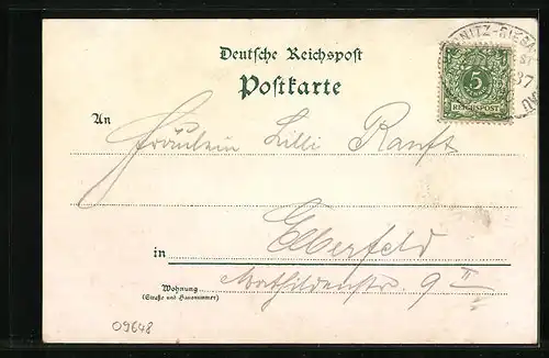 Lithographie Mittweida, Elektrisches Praktikum, Technikum, Post