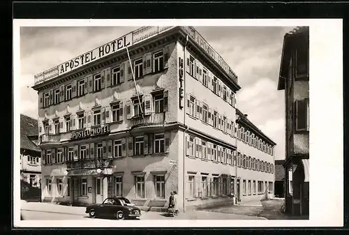 AK Göppingen am Hohenstaufen, Apostelhotel von Friedrich Pfeifle